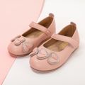 Toddler / Kid Heart Decor Pink Mary Jane Shoes Pink image 2