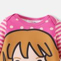 Harry Potter Baby Boy/Girl Striped Long-sleeve Graphic Jumpsuit Pink image 4