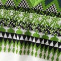 Toddler Boy/Girl Boho Geo Pattern Green Knit Sweater Green image 5