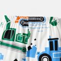 2pcs Toddler Boy Vehicle Print Long-sleeve Tee and Pants Pajamas Sleepwear Set MultiColour image 5