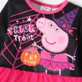 Peppa Pig Halloween 2 pièces Enfant en bas âge Unisexe Multi-couches Enfantin ensembles de t-shirts Noir image 4