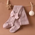Baby / Toddler Bow Decor Plain Tights Pantyhose for Girls Pink image 3