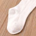 Meia-calça de cabo liso para bebê / criança para meninas Branco image 5