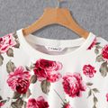 Mommy and Me Allover Floral Print Long-sleeve Sweatshirts Sets Colorful