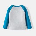 Thomas & Friends Toddler Boy/Girl Colorblock Long Raglan Sleeve Tee Flecked Grey image 4
