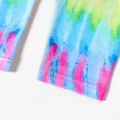 Kid Girl Striped/Tie Dyed Elasticized Leggings Colorful image 5