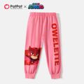 Pyjama-Masken Kleinkind Jungen/Mädchen Buchstaben drucken elastische Hosen rosa image 1
