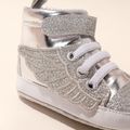 Baby / Toddler Wing Decor Glitter Prewalker Shoes Silver image 4