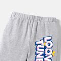 Looney Tunes Kid Boy/Kid Girl Cotton Letter Print Elasticized Pants Grey image 3