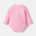 Looney Tunes Baby Boy/Girl 100% Cotton Rib Knit Long-sleeve Graphic Romper/Sweatpants Light Pink image 1
