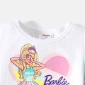 Barbie Toddler Girl Gradient Color Mesh Design Long-sleeve Cotton Dress Ombre image 4