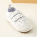 حذاء أبيض للرضع / طفل صغير يسمح بمرور الهواء أبيض image 3