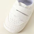 حذاء أبيض للرضع / طفل صغير يسمح بمرور الهواء أبيض image 4