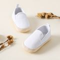Baby / Toddler Minimalist Solid Slip-on Prewalker Shoes White image 4