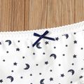 Kid Girl Lace Design Briefs Underwear White image 4