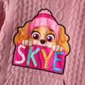Helfer auf vier Pfoten Kleinkinder Mädchen Mit Kapuze Lässig Hund Kleider rosa image 3