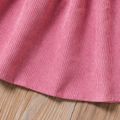 Kid Girl Solid Color Belted Elasticized Skirt Mauve Pink image 5