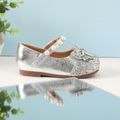 Toddler / Kid Faux Pearl & Sequin Decor Mary Jane Shoes Silver image 2