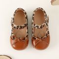 Toddler / Kid Leopard Panel Bow Flats Brown image 1