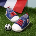 Baby / Toddler Letter Graphic Lace Up Prewalker Shoes Navy image 2