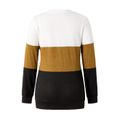 Maternity Color Block Long-sleeve Pullover Multi-color image 3