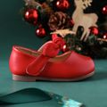 Toddler / Kid Bow Decor Red Flats Red image 2
