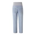 Maternity Ripped Straight Leg High-Rise Jeans Light Blue image 3