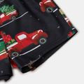 Christmas Family Matching Car & Letter Print Red Raglan-sleeve Pajamas Sets (Flame Resistant) MultiColour
