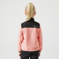 Activewear Kid Boy/Kid Girl Colorblock Stand Collar Polar Fleece Jacket Pink image 2