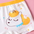 4-Pack Kid Girl Unicorn Print Boxer Briefs Underwear Multi-color image 4