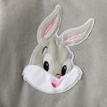 Looney Tunes Toddler Girl/Boy Character Embroidered Colorblock Cotton Sweatshirt Grey image 4