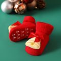 1 Pair Baby / Toddler Christmas 3D Cartoon Decor Non-slip Socks Yellow image 5