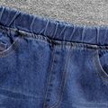 Kid Boy Casual Elasticized Cotton Denim Jeans Blue image 3