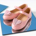 Toddler / Kid Glitter Heart Decor Mary Jane Shoes Pink image 1