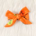 Dia das Bruxas 2 unidades Bebé Bordas em forma de auricularia Bonito Manga comprida Vestidos laranja