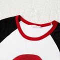 Natal Look de família Manga comprida Conjuntos de roupa para a família Pijamas (Flame Resistant) vermelho preto image 3