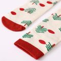 Baby Christmas Print Socks Beige image 4