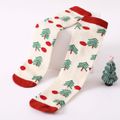 Baby Christmas Print Socks Beige image 3