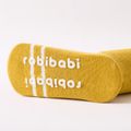 Baby Contrast Striped Cartoon Socks Yellow image 4