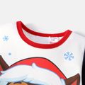 PAW Patrol 2pcs Toddler Boy/Girl Christmas Graphic Long-sleeve Tee and Polar Fleece Pants Pajamas Sleepwear Set Blue image 4