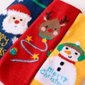 3-pairs Baby / Toddler Christmas Thermal Socks Set Red image 3