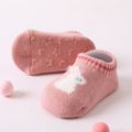 Baby / Toddler Fluffy Cartoon Animal Graphic Socks Pink image 1