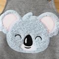 Baby Boy/Girl Koala Embroidered Grey Overalls DeepGery image 4