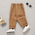 Toddler Boy Basic Solid Color Elasticized Pants Khaki image 1