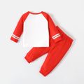 Thomas and Friends Baby Boy/Girl Raglan-sleeve Graphic T-shirt and Sweatpants Set Red image 3