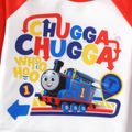 Thomas and Friends Baby Boy/Girl Raglan-sleeve Graphic T-shirt and Sweatpants Set Red image 5