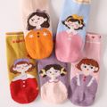 5-pairs Baby / Toddler Cartoon Comics Graphic Crew Socks Set Multi-color image 5