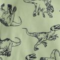 Kid Boy Dinosaur Print Long-sleeve Tee lightgreen image 3