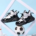 Toddler / Kid Fashion High Top Lace Up Sneakers Black image 1