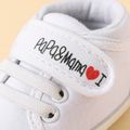 Baby / Toddler Letter Graphic White Prewalker Shoes White image 4
